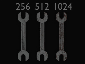 Wrench with 3D Model