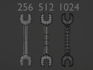 Wrench with 3D Model