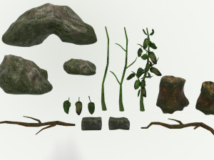Forest pack 3D Model