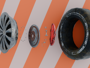 Wheel Model 3D