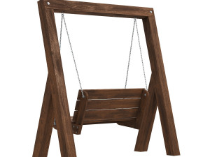 Garden swing Rosewood Modelo 3D