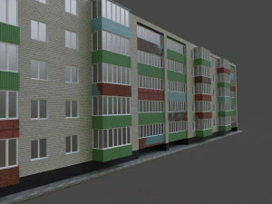 Tipico grattacielo russo Modello 3D