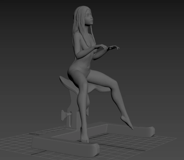 Phone Stand erotic 3D Print Model .c4d .max .obj .3ds .fbx .stl .blend 