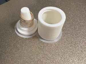 Дорожная коробка с держателем колец 3D Принт Модель