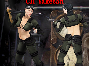 Yakecan Karakter Taban Figr Victoria 3D 模型