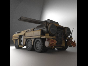 Amfibi Tank Test Sr 3D Model