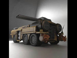 Amfibi Tank Test Sr 3D Model