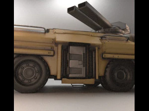 Amfibi Tank Test Sr 3D Model