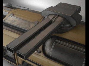 Amfibi Tank Test Sr 3D Model