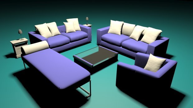 Kanepe Mobilyalar 3D Model .c4d .max .obj .3ds .fbx .stl .blend 