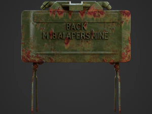M18A1 Claymore Mine 3D Game Ready Model 3D Model