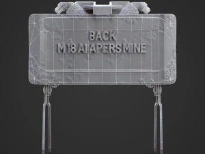 M18A1 Claymore Mine 3D Game Ready Model 3D Model