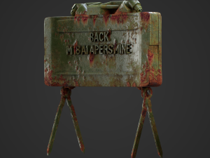 M18A1 Claymore Mine 3D Game Ready Model 3D 모델