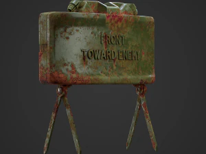 M18A1 Claymore Mine 3D Game Ready Model 3D Model