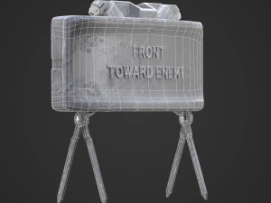 M18A1 Claymore Mine 3D Game Ready Model 3D Model
