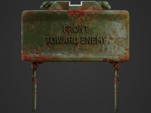 M18A1 Claymore Mine 3D Game Ready Model 3D Model