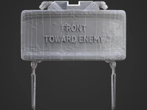 M18A1 Claymore Mine 3D Game Ready Model 3D Model