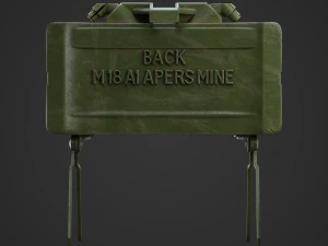 M18A1 Claymore Mine 3D Game Ready Model 3D Model