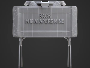 M18A1 Claymore Mine 3D Game Ready Model 3D Model