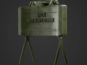 M18A1 Claymore Mine 3D Game Ready Model 3D Model