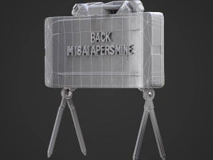 M18A1 Claymore Mine 3D Game Ready Model 3D Model