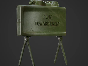 M18A1 Claymore Mine 3D Game Ready Model 3D Model