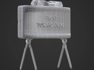 M18A1 Claymore Mine 3D Game Ready Model 3D Model