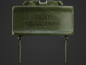 M18A1 Claymore Mine 3D Game Ready Model 3D 모델