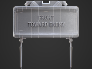 M18A1 Claymore Mine 3D Game Ready Model 3D 모델