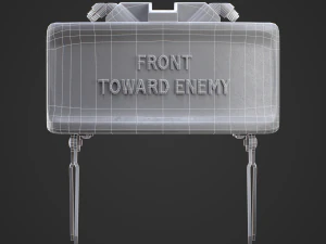 M18A1 Claymore Mine 3D Game Ready Model 3D Model