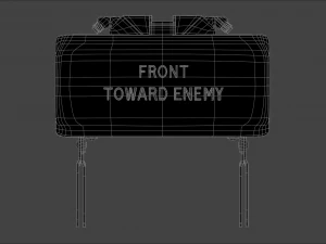 M18A1 Claymore Mine 3D Game Ready Model 3D Model