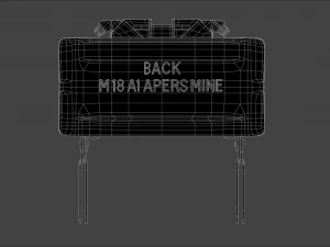 M18A1 Claymore Mine 3D Game Ready Model 3D Model
