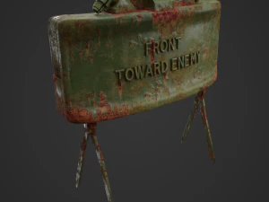 M18A1 Claymore Mine 3D Game Ready Model 3D Model