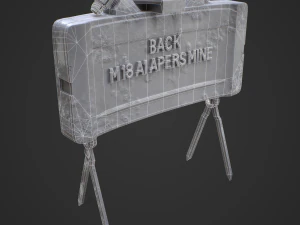M18A1 Claymore Mine 3D Game Ready Model 3D Model
