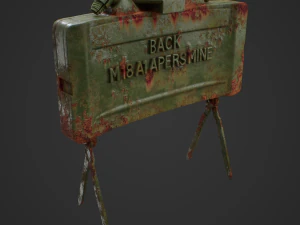 M18A1 Claymore Mine 3D Game Ready Model 3D Model