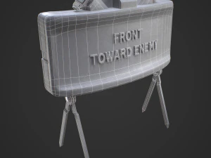 M18A1 Claymore Mine 3D Game Ready Model 3D Model