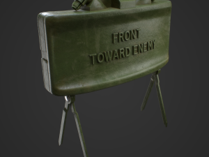 M18A1 Claymore Mine 3D Game Ready Model 3D 모델