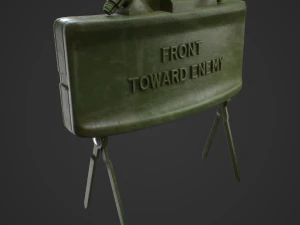 M18A1 Claymore Mine 3D Game Ready Model 3D Model