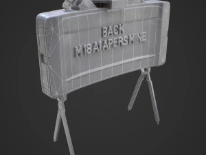 M18A1 Claymore Mine 3D Game Ready Model 3D Model