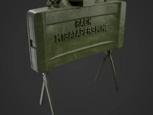 M18A1 Claymore Mine 3D Game Ready Model 3D Model