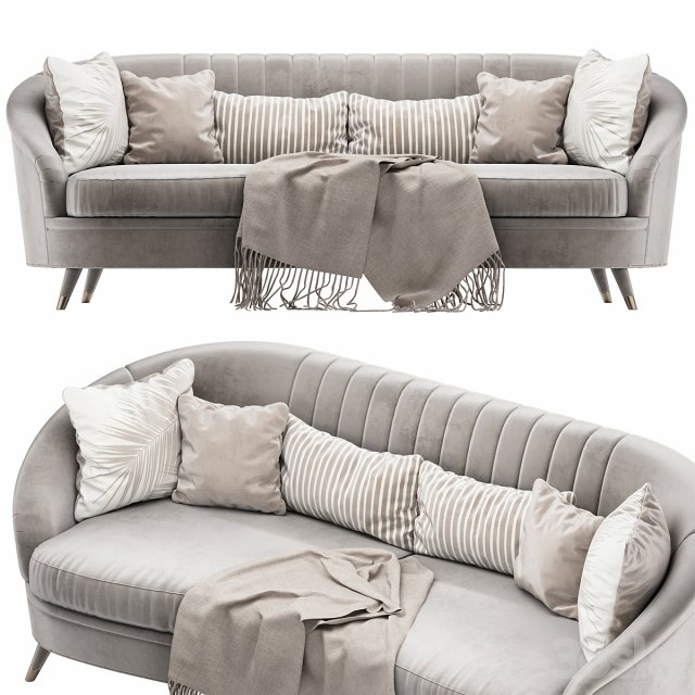 Bedding ANTIBES 3D Модель .c4d .max .obj .3ds .fbx .stl .blend