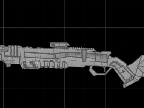 Shotgun Modelo 3D