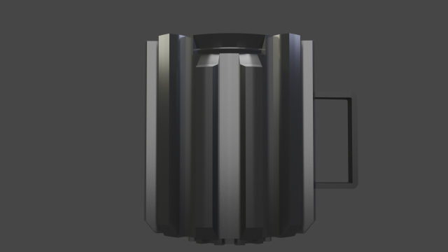 Cup gear 3D Model .c4d .max .obj .3ds .fbx .stl .blend 