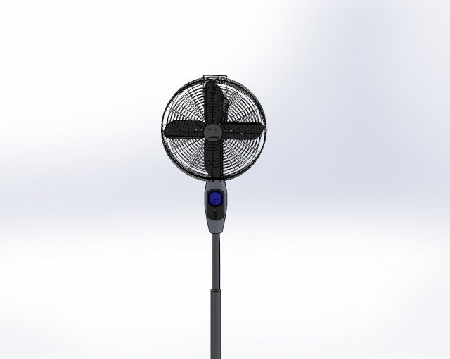 Fan 3D Model .c4d .max .obj .3ds .fbx .stl .blend 