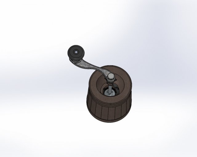 Coffee grinder 3D Model .c4d .max .obj .3ds .fbx .stl .blend