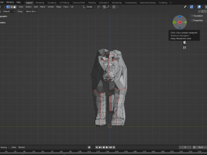 LowPolarPanther 3D Model
