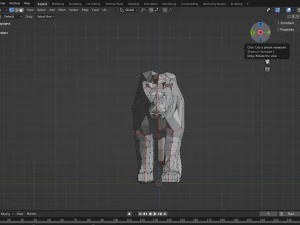 LowPolarPanther 3D Model