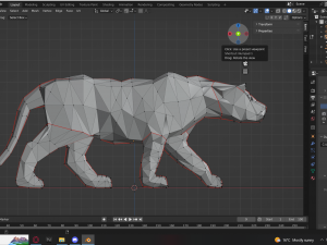 LowPolarPanther 3D Model