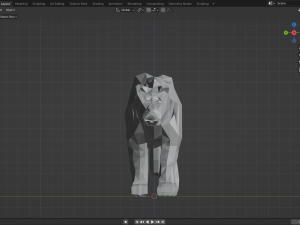 LowPolarPanther 3D Model