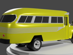 Bus Chevrolet 6500 3D Model